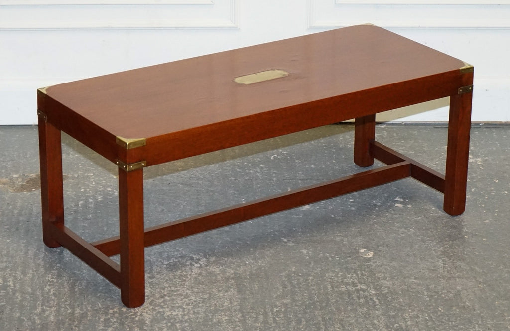 RESTORED HARRODS KENNEDY LONDON MILITARY CAMPAIGN COFFEE TABLE