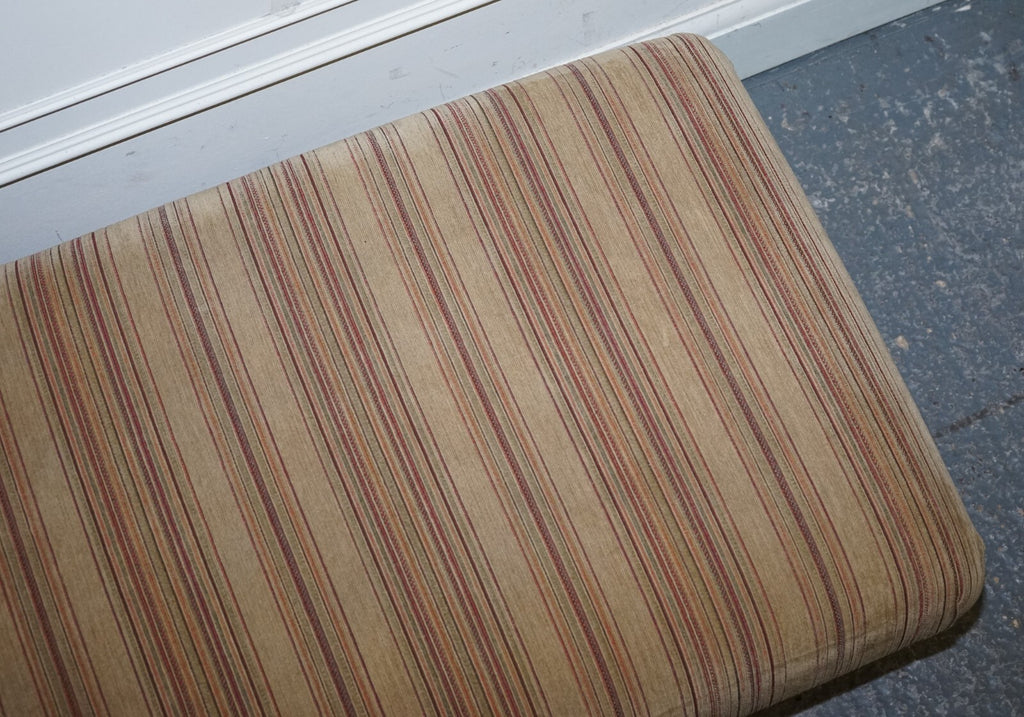 VINTAGE PARKER KNOLL FABRIC FOOTSTOOL OTTOMAN MATCHING SOFA AVAILABLE