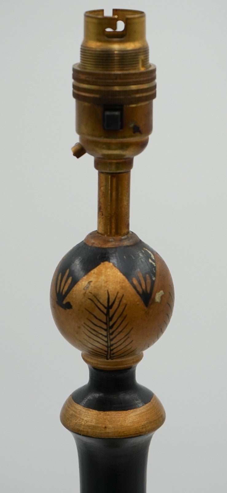 20TH CENTRY HAND PAINTED CHINOISERIE TABLE LAMP