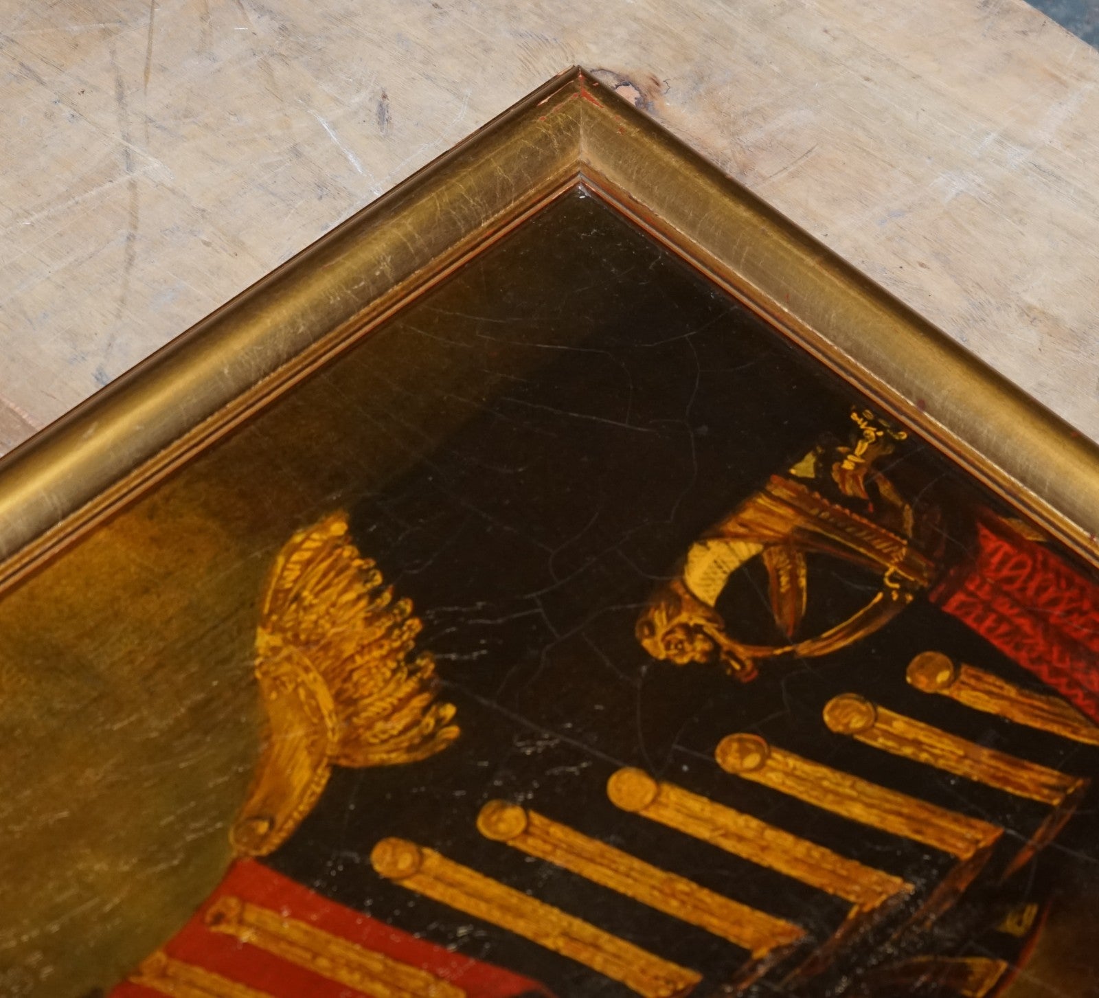 VINTAGE PRINT GILTED FRAME GENERAL JOHN R. FENWICK BY GILBERT STUART 71 X 61 CM