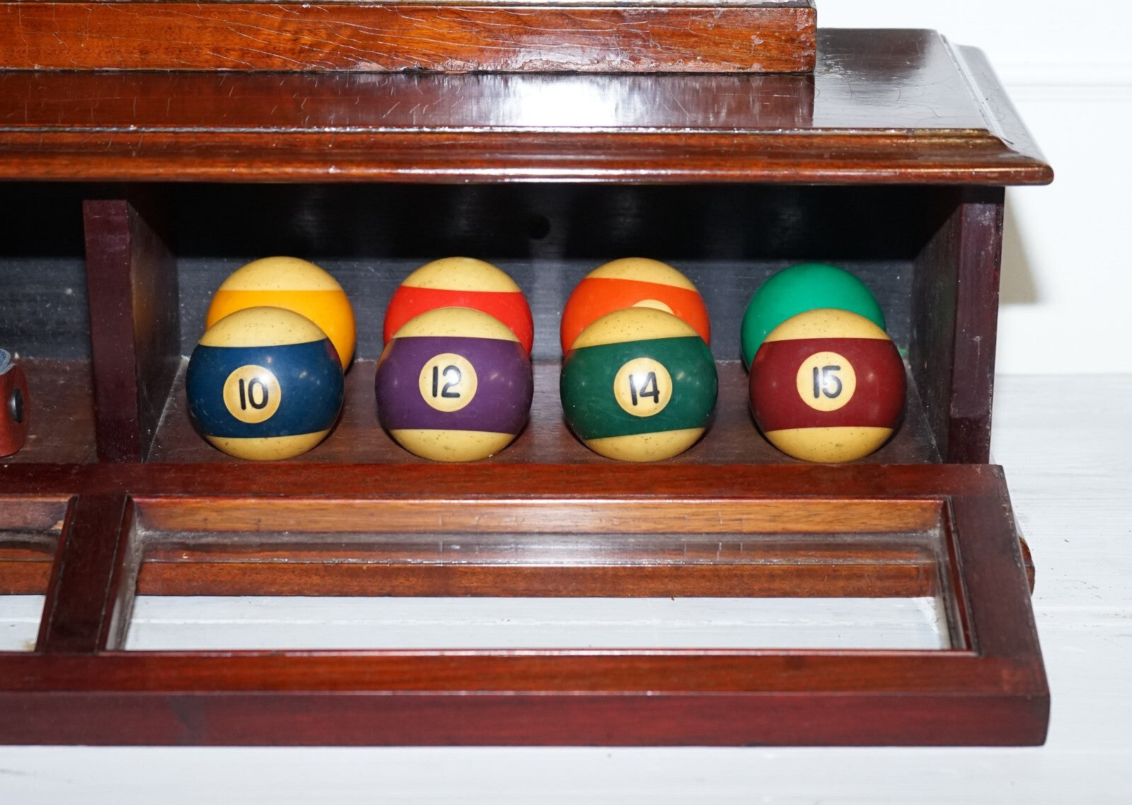 ANTIQUE OAK RESTORED J. ASHCROFT & CO LIVERPOOL SNOOKER BILLIARD SCORE BOARD