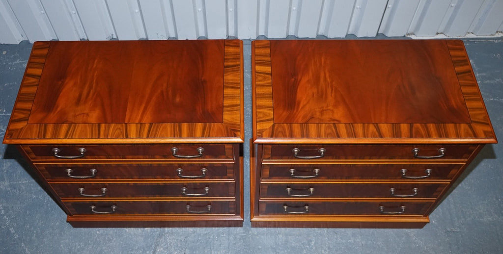 PAIR OF LARGE EDWARDIAN STYLE CHEST OF DRAWERS MADE BY PAUL SMITH BRIGHTON (3/3)