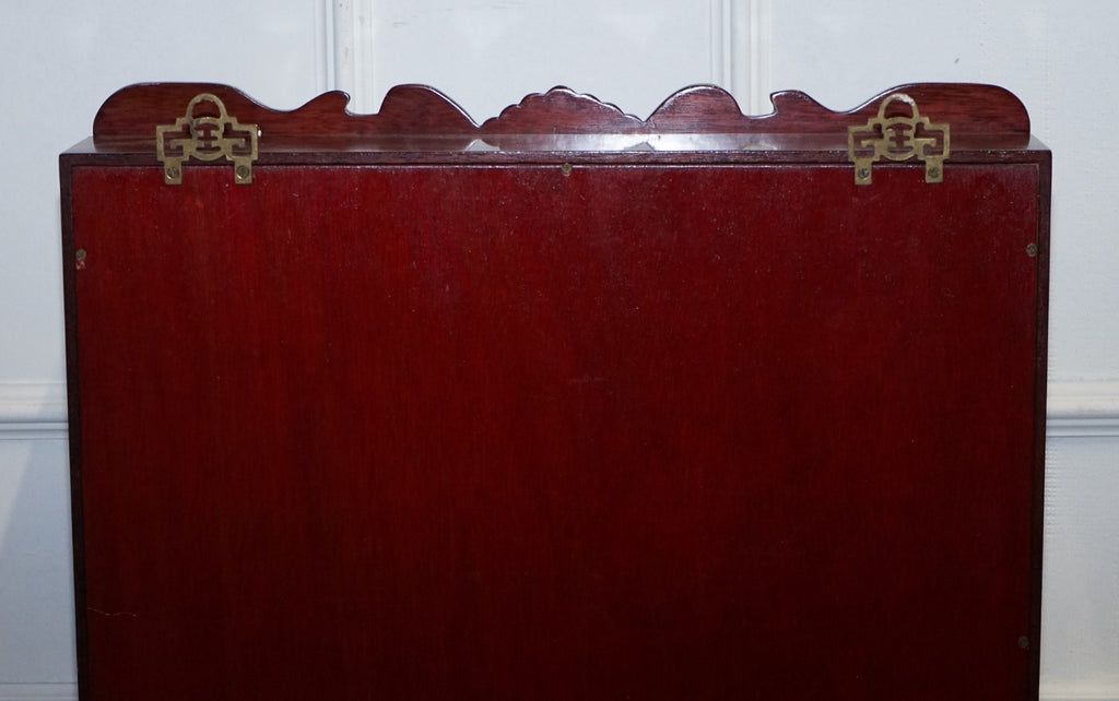 ASIAN ORIENTAL CHINESE STANDING OR HANGING WALL MOUNT DISPLAY CABINET