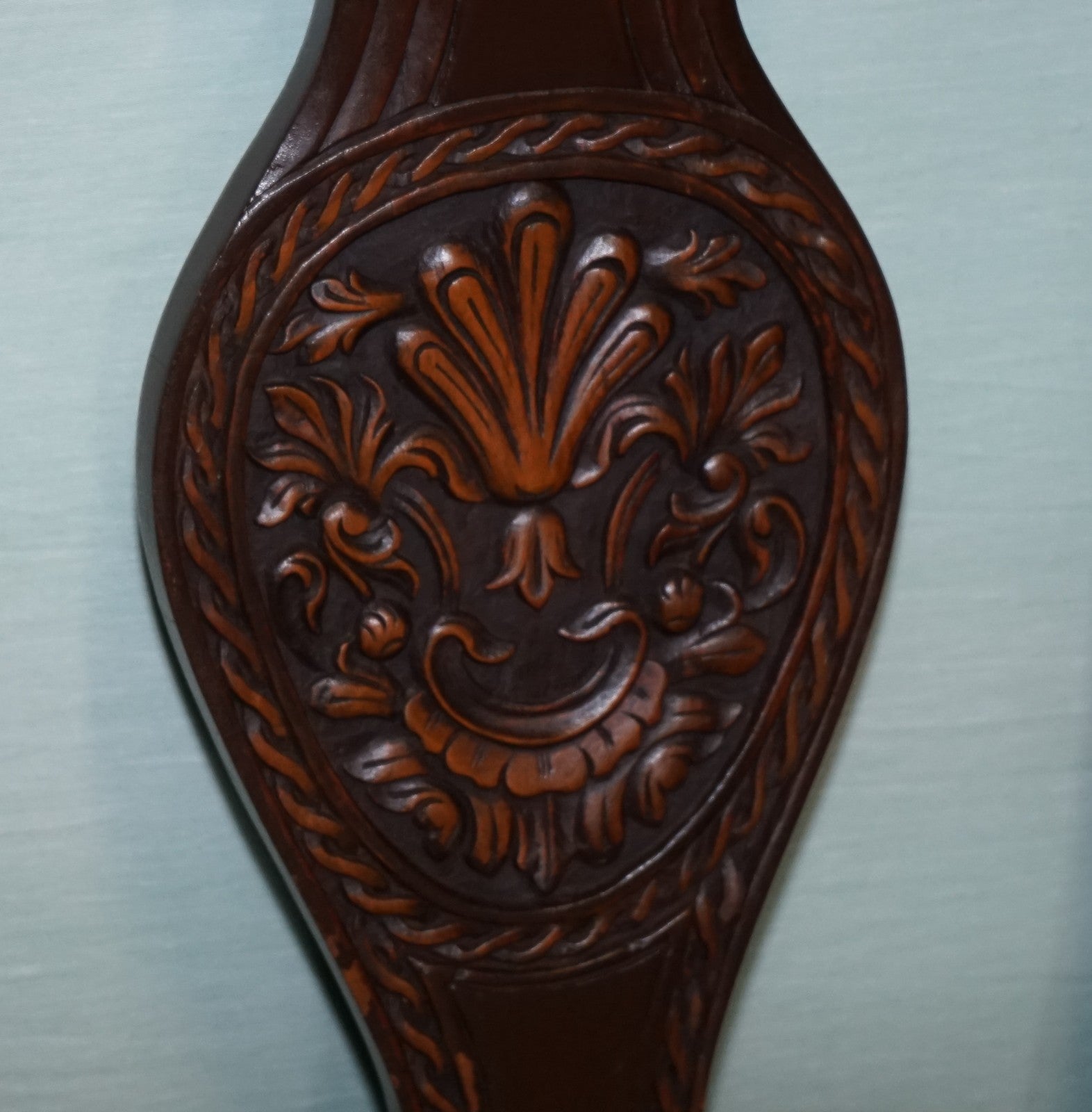 ANGLO INDIAN WOODEN HEAVILY CARVED ELEPHANT DETAIL SINGLE CAVER ARMCHAIR