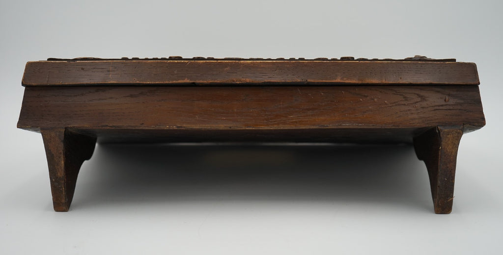 ANTIQUE ANGLO DUTCH CIGAR CO. WILLEM II OAK GLAZED SHOP COUNTER DISPLAY CABINET