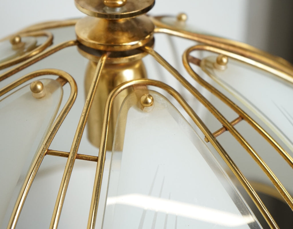 LOVELY ITALIAN ART DECO STYLE CHANDELIER LAMP