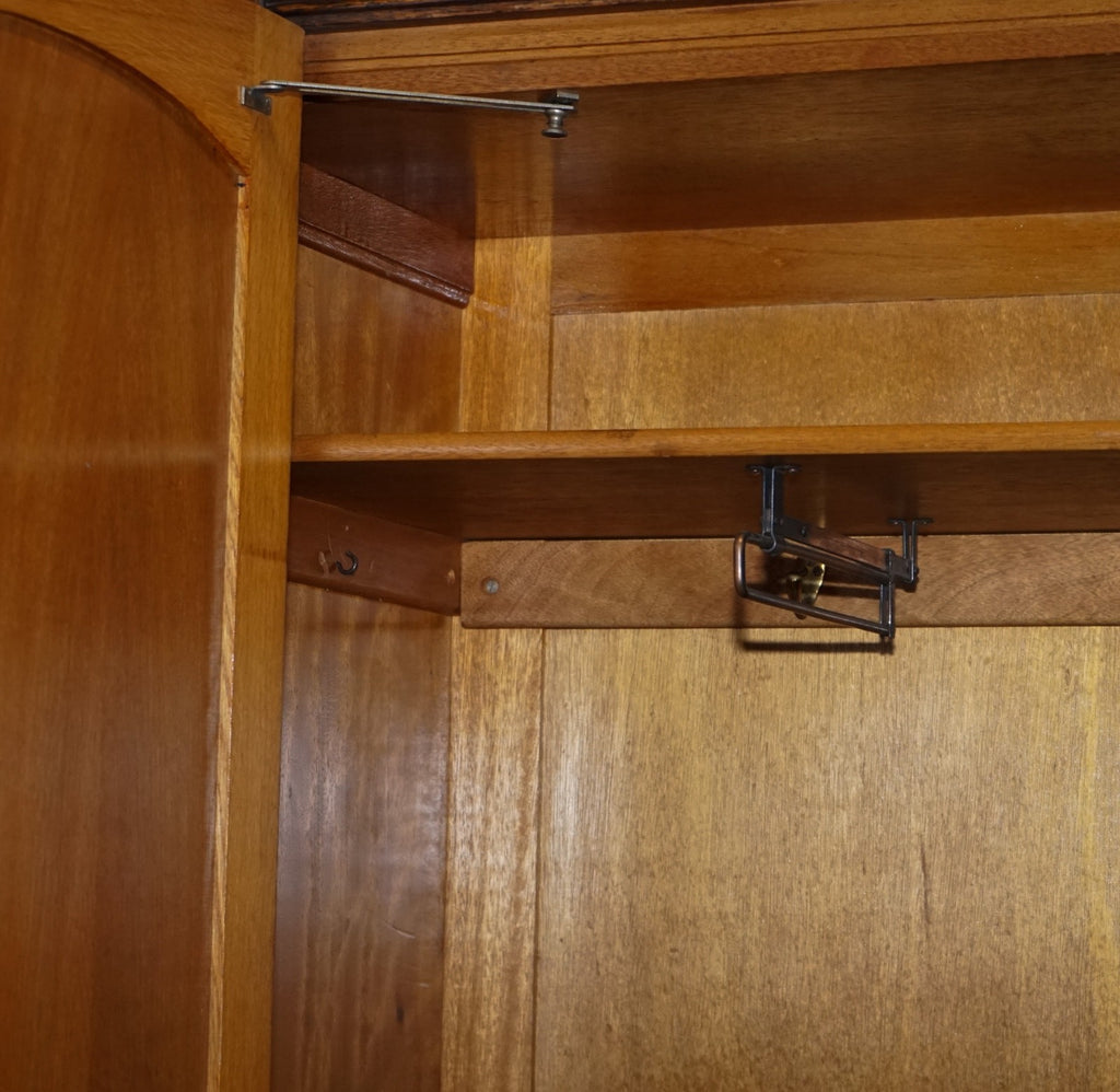 ANTIQUE ENGLISH OAK TWO DOOR WARDROBE