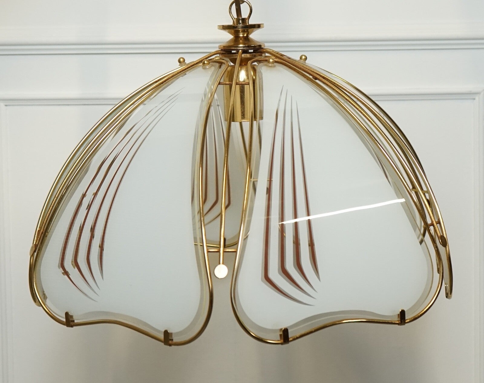 LOVELY ITALIAN ART DECO STYLE CHANDELIER LAMP