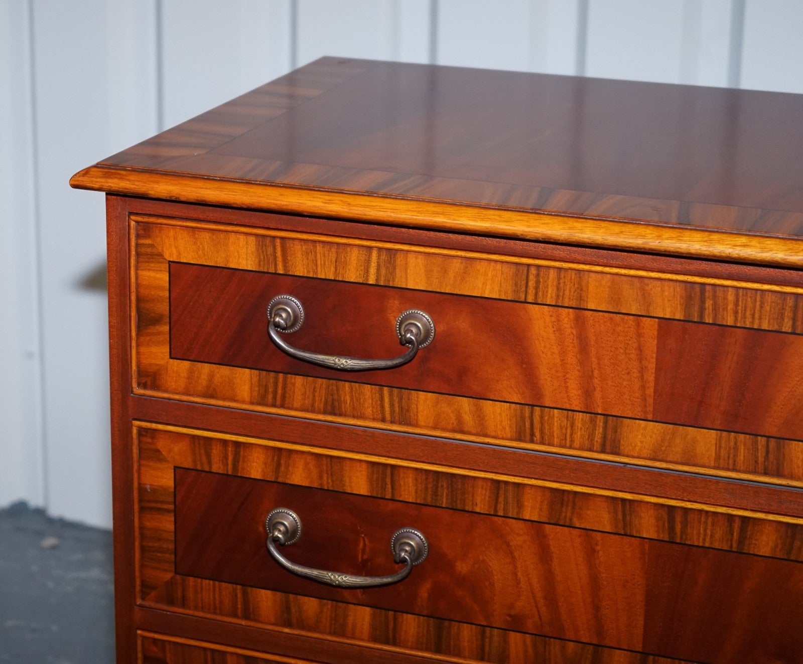 PAIR OF LARGE EDWARDIAN STYLE CHEST OF DRAWERS MADE BY PAUL SMITH BRIGHTON (3/3)