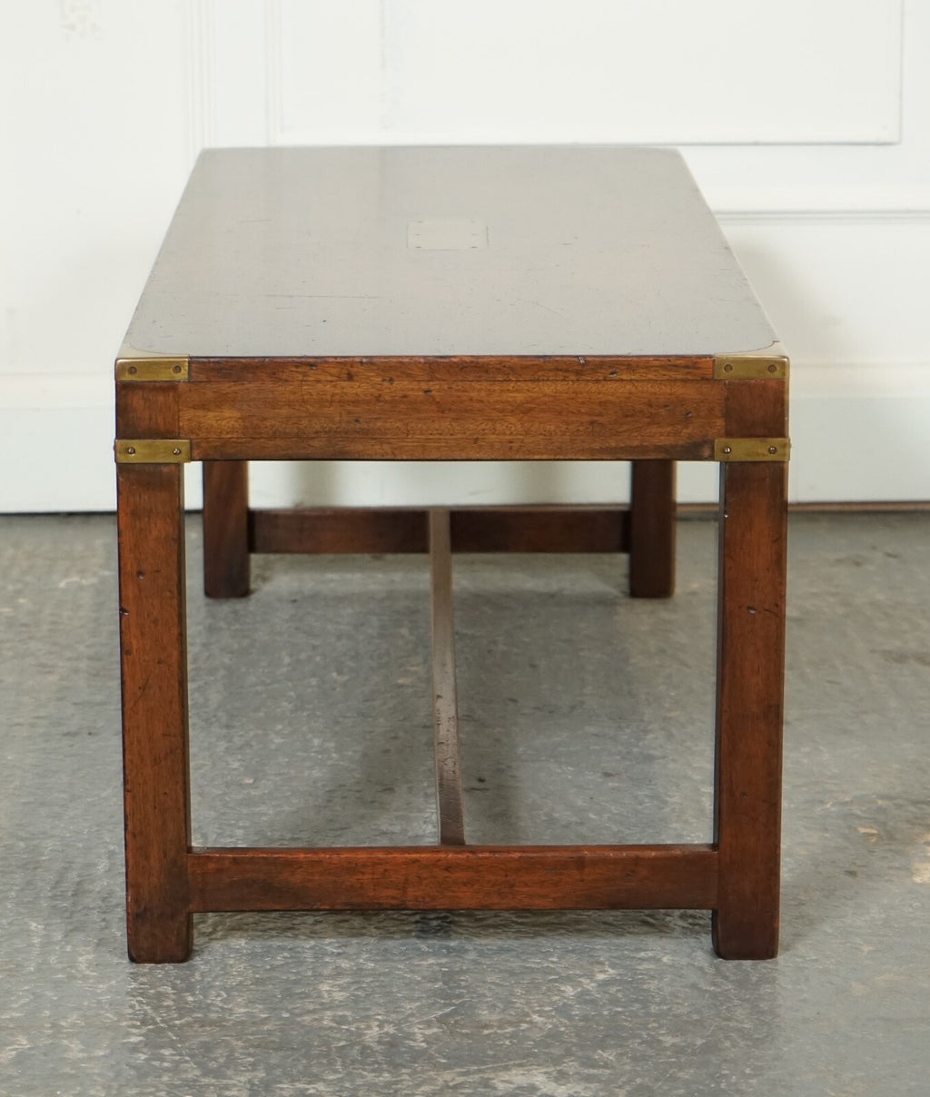 VINTAGE HARRODS KENNEDY MILITARY CAMPAIGN COFFEE TABLE