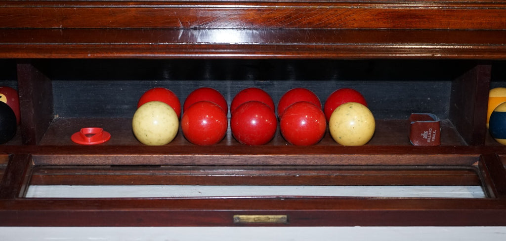 ANTIQUE OAK RESTORED J. ASHCROFT & CO LIVERPOOL SNOOKER BILLIARD SCORE BOARD