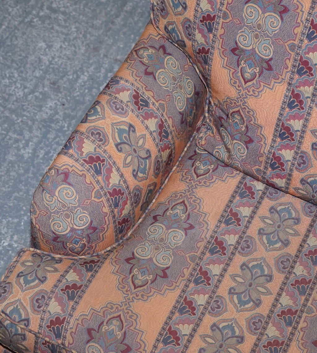 LOVELY MULTIYORK COUNTRYHOUSE REMOVABLE FABRIC HOWARD ARM STYLE LOUNGE ARMCHAIR