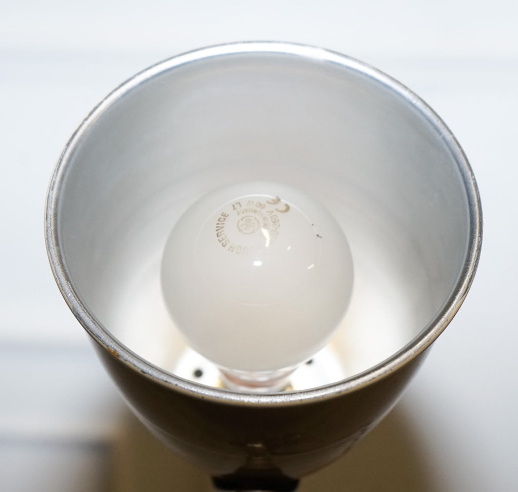 ANTIQUE CIRCA 1950 RECLAIMED HADRILL & HORSTMANN COUNTERPOISE DESK LAMP