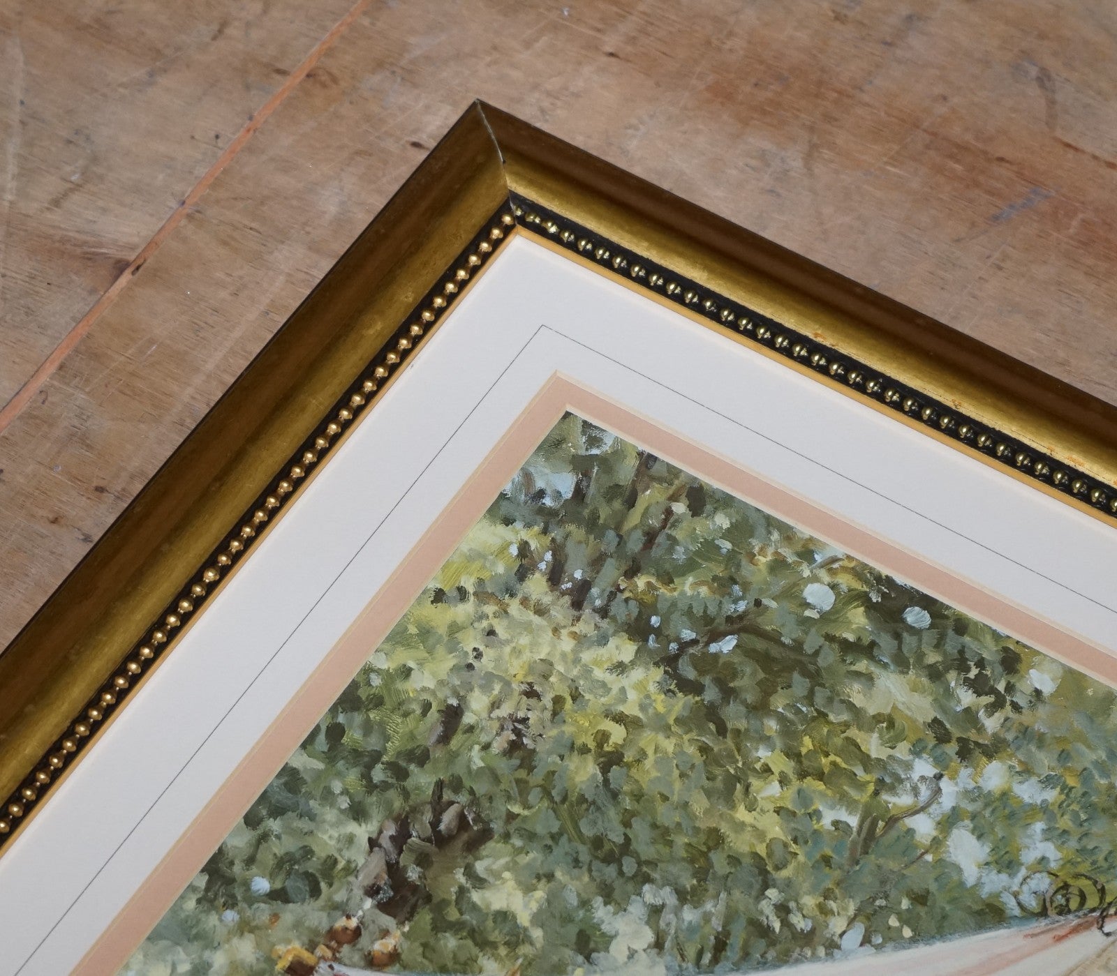 VINTAGE VICTORIAN STYLE PRINT ''SUMMER CAROUSEL'' BY ALAN MALEY 64 X 79 CM