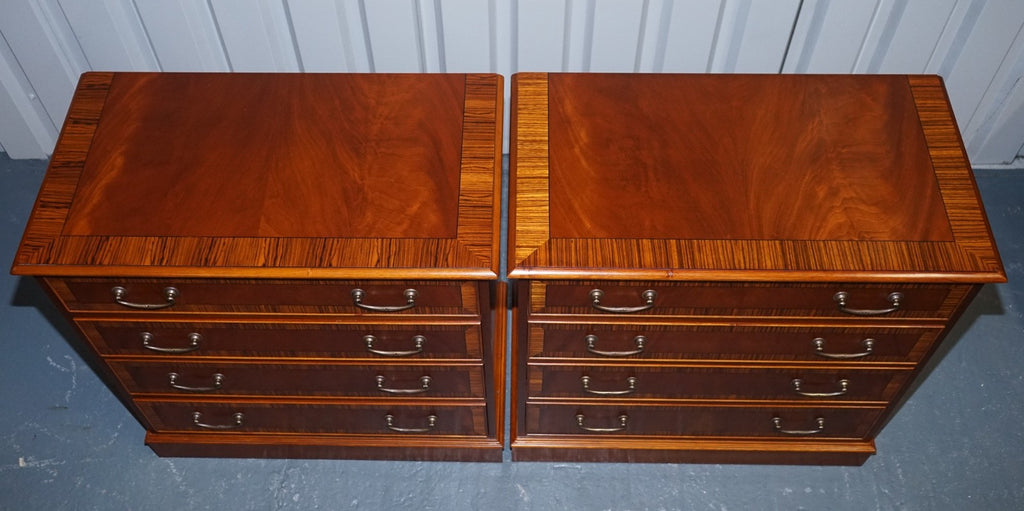 PAIR OF LARGE EDWARDIAN STYLE CHEST OF DRAWERS MADE BY PAUL SMITH BRIGHTON (1/3)