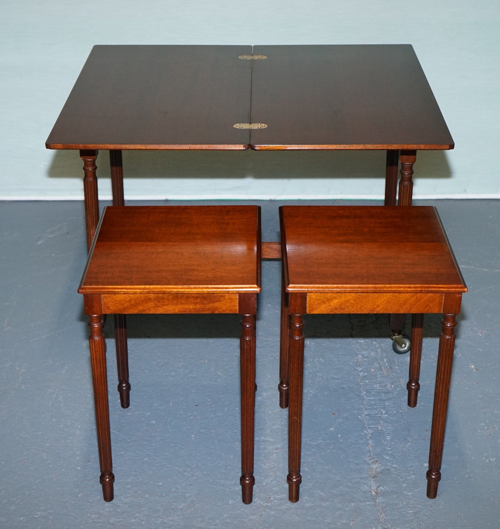 MCINTOSH MID CENTURY NESTiNG EXTENDABLE TABLE SET