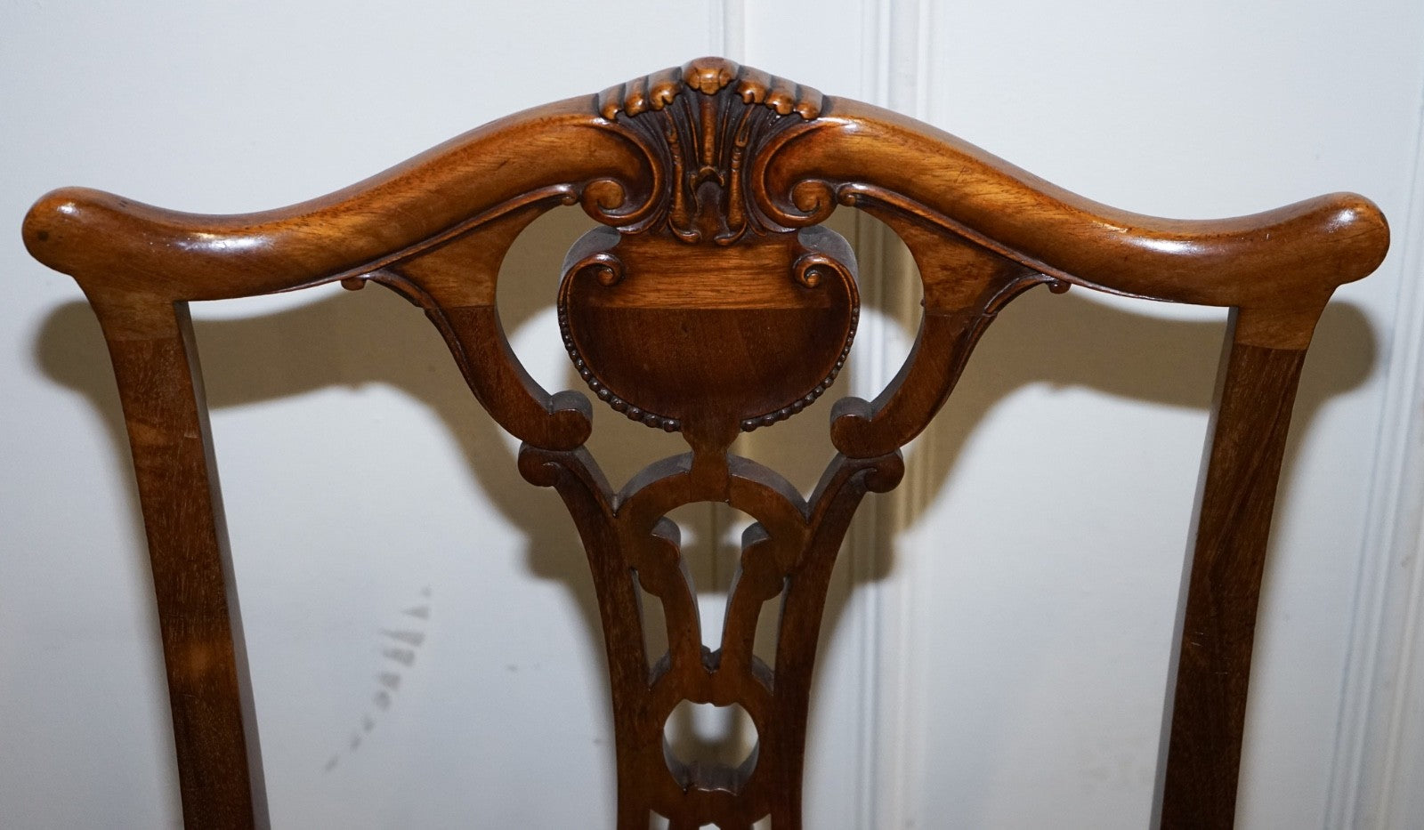 SCOTTISH VICTORIAN SET 12 RESTORED DYED LEATHER DINING CHAIRS BY JOHN TAYLOR