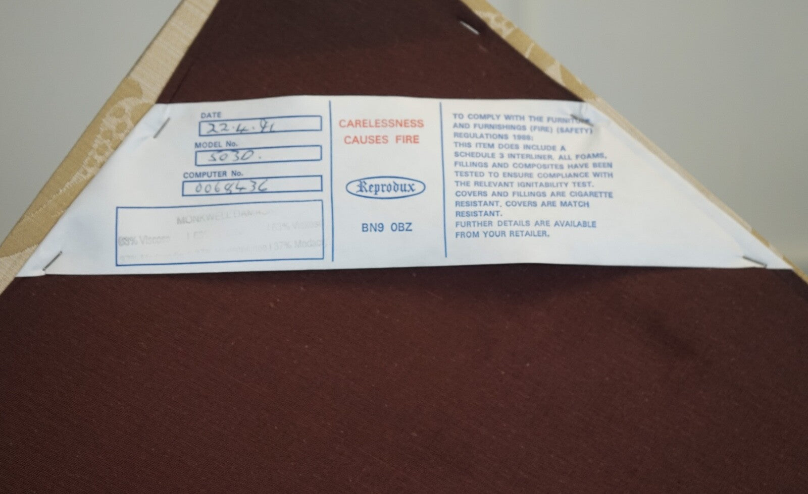 HEPPLEWHITE STYLE BEVAN FUNNELL SET 5 DINING CHAIRS CREAM UPHOLSTERED SEATS J1