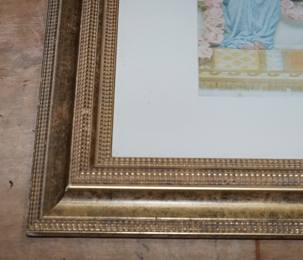 VINTAGE PAINTING PRINT 'INTERCLUDE' BY WILLIAM REYNOLDS-STEPHENS 82 X 113 CM