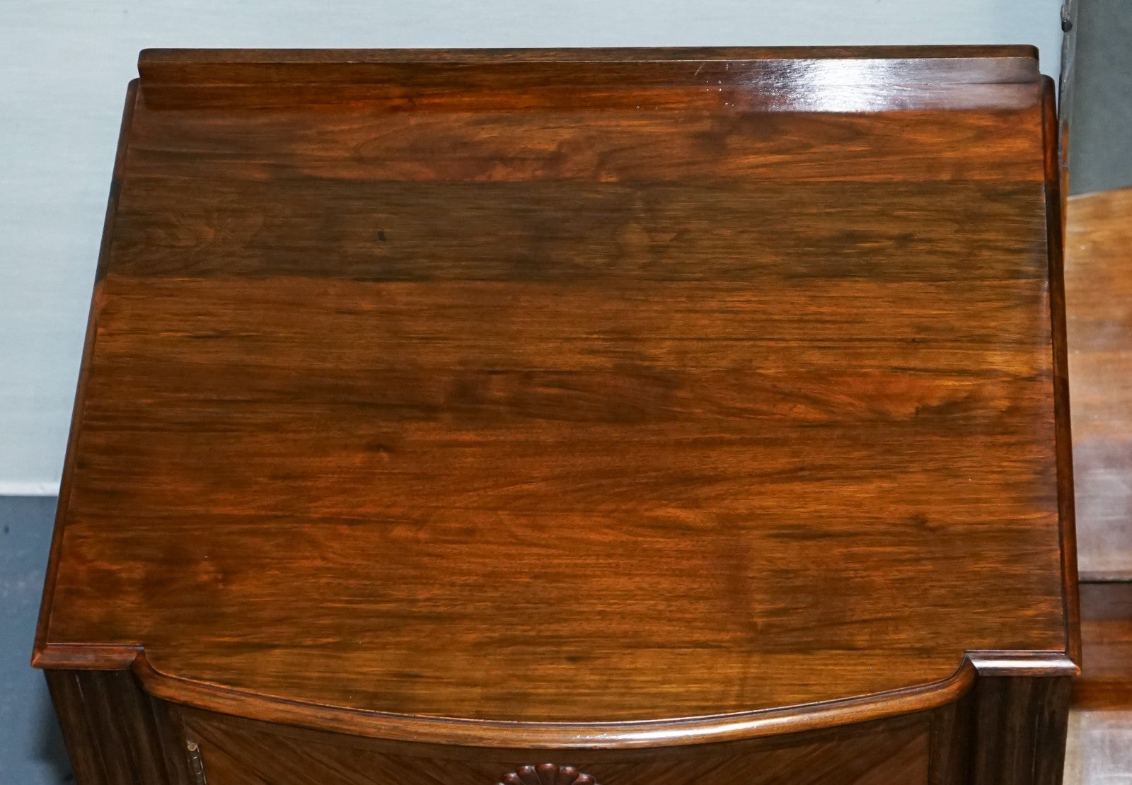 1930s ART DECO C.W.S CABINET WORKS DRESSING TABLE WITH MIRROR