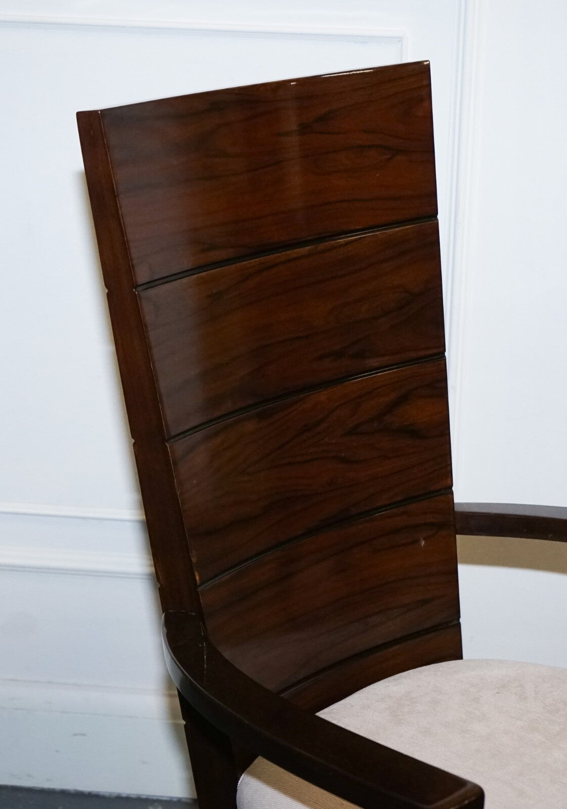 SET OF  10 DINING ART DECO STYLE CHAIRS BY GIORGIO COLLECTION ITALIAN DESIGNER