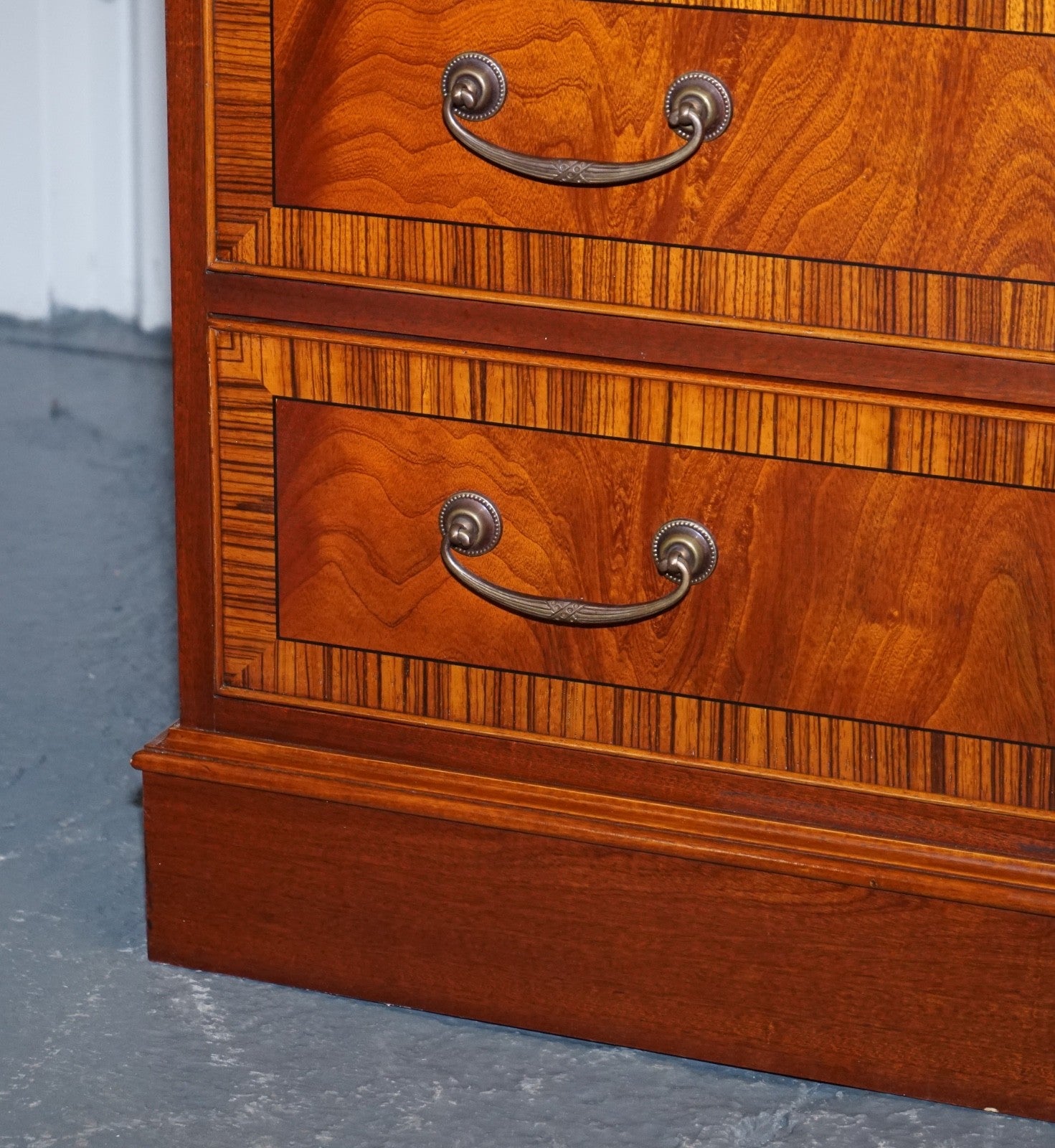 PAIR OF LARGE EDWARDIAN STYLE CHEST OF DRAWERS MADE BY PAUL SMITH BRIGHTON (1/3)