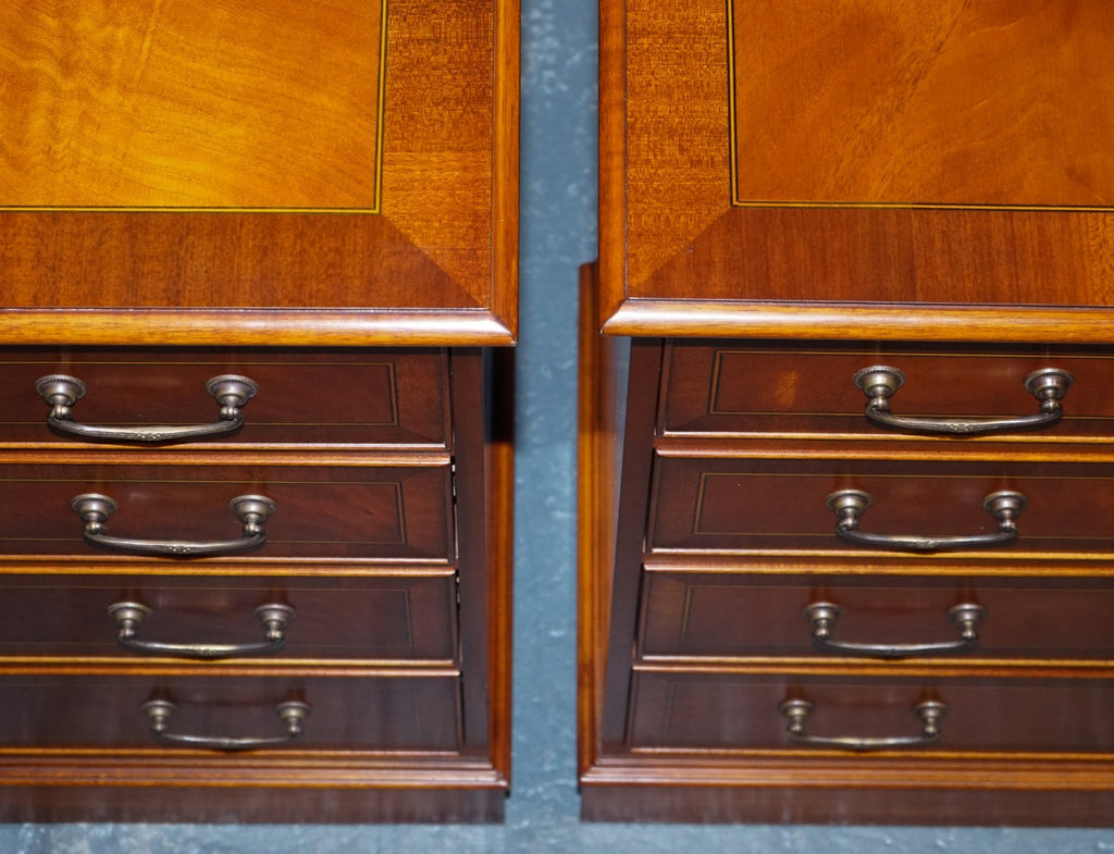 PAIR OF LARGE EDWARDIAN STYLE CHEST OF DRAWERS MADE BY PAUL SMITH BRIGHTON (2/3)