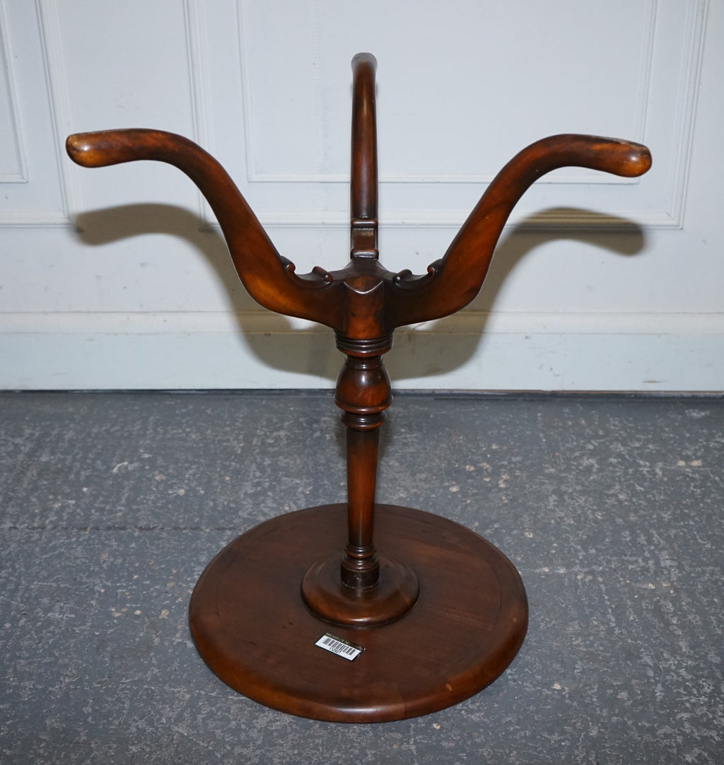 VINTAGE BRIGHTS OF NETTLEBED BURR WALNUT SIDE END WINE TABLE