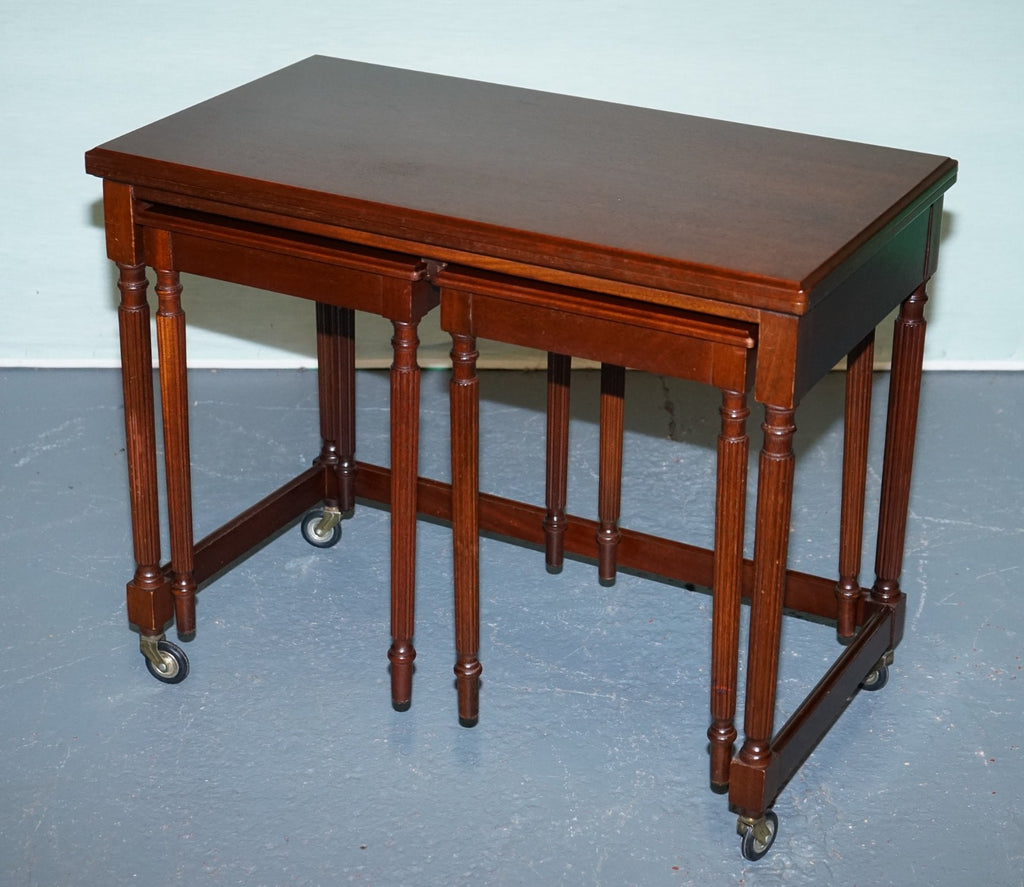 MCINTOSH MID CENTURY NESTiNG EXTENDABLE TABLE SET