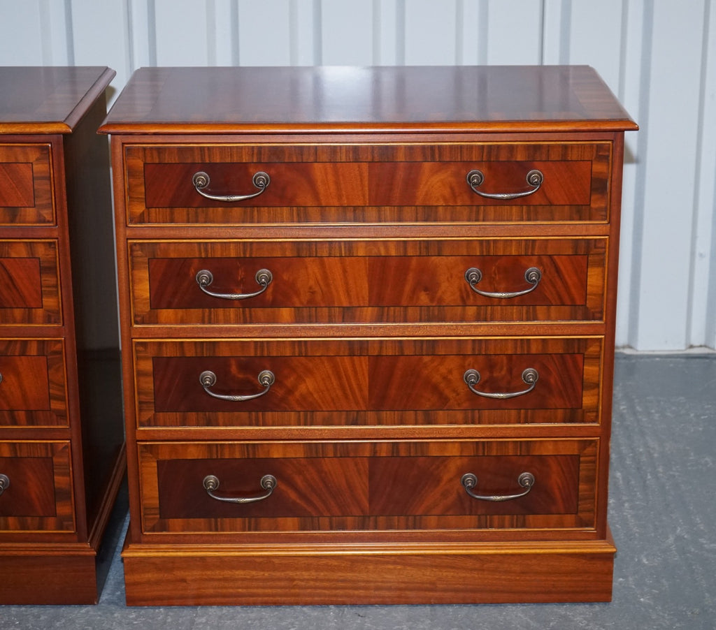 PAIR OF LARGE EDWARDIAN STYLE CHEST OF DRAWERS MADE BY PAUL SMITH BRIGHTON (3/3)