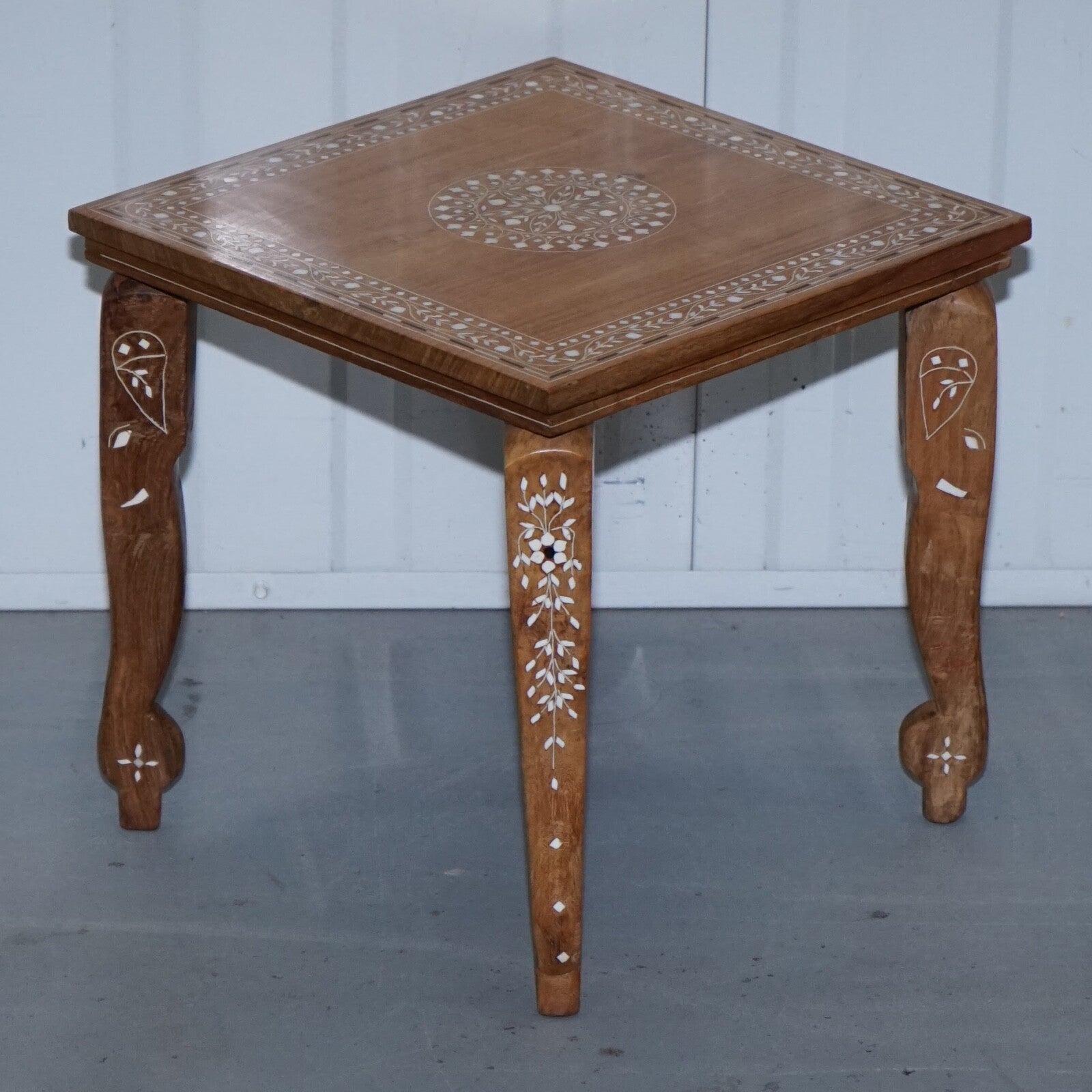ANGLO INDIAN INLAID. WOODEN TABLE