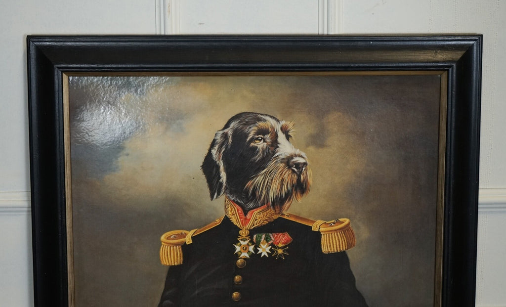 CEREMONIAL DRESS THIERRY PONCELET FRAMED ART PRINT BLACK AND GOLD FRAME