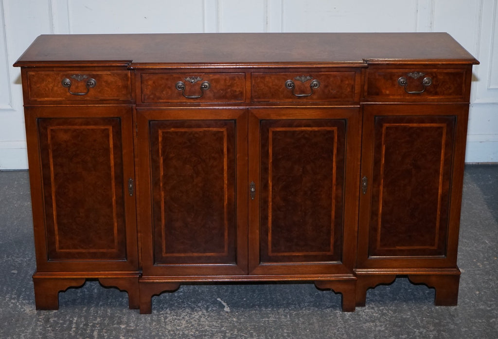 VINTAGE BURR WALNUT SIDEBOARD MADE BY JAN SMITH BRIGHTON
