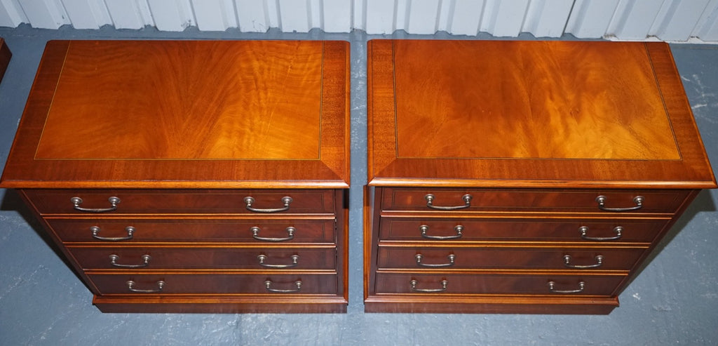 PAIR OF LARGE EDWARDIAN STYLE CHEST OF DRAWERS MADE BY PAUL SMITH BRIGHTON (2/3)