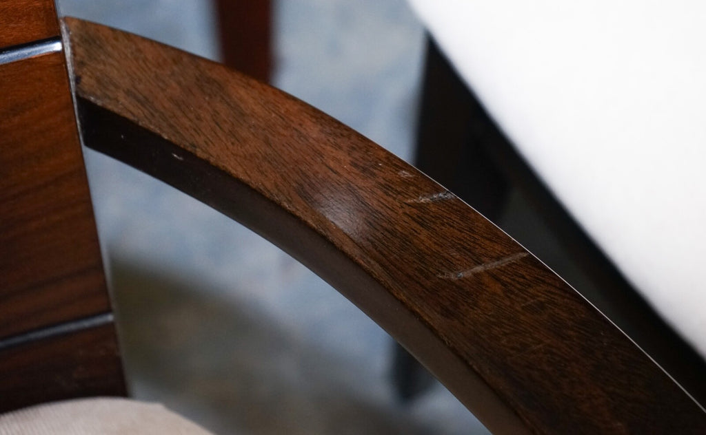 SET OF  10 DINING ART DECO STYLE CHAIRS BY GIORGIO COLLECTION ITALIAN DESIGNER