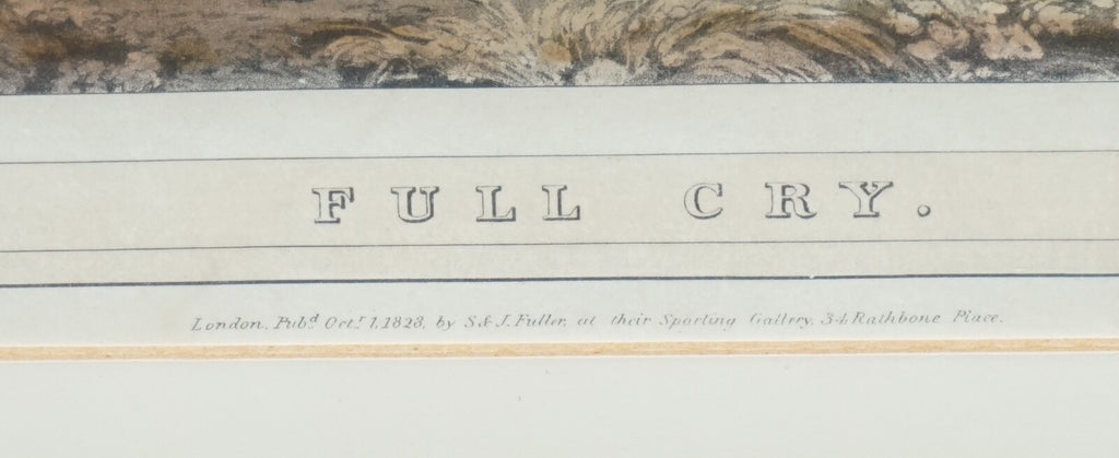 SET OF FOUR PRINTS BURR WALNUT FRAMES IN THE MANNER OF HENRY THOMAS ALKEN