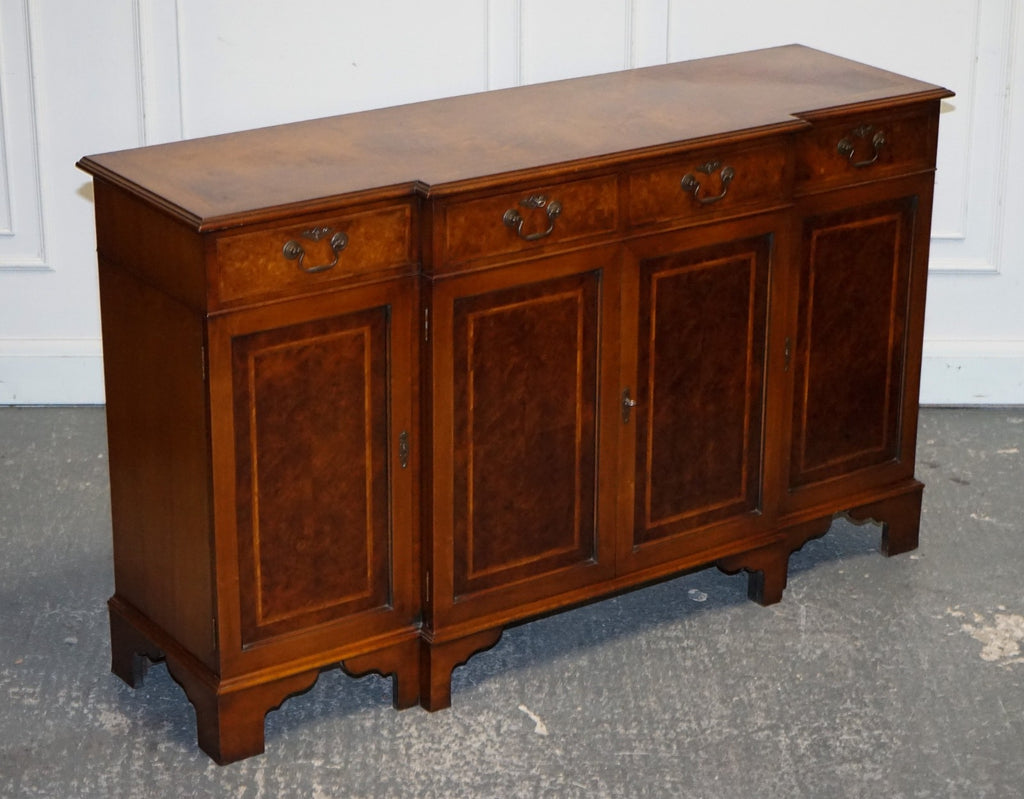 VINTAGE BURR WALNUT SIDEBOARD MADE BY JAN SMITH BRIGHTON