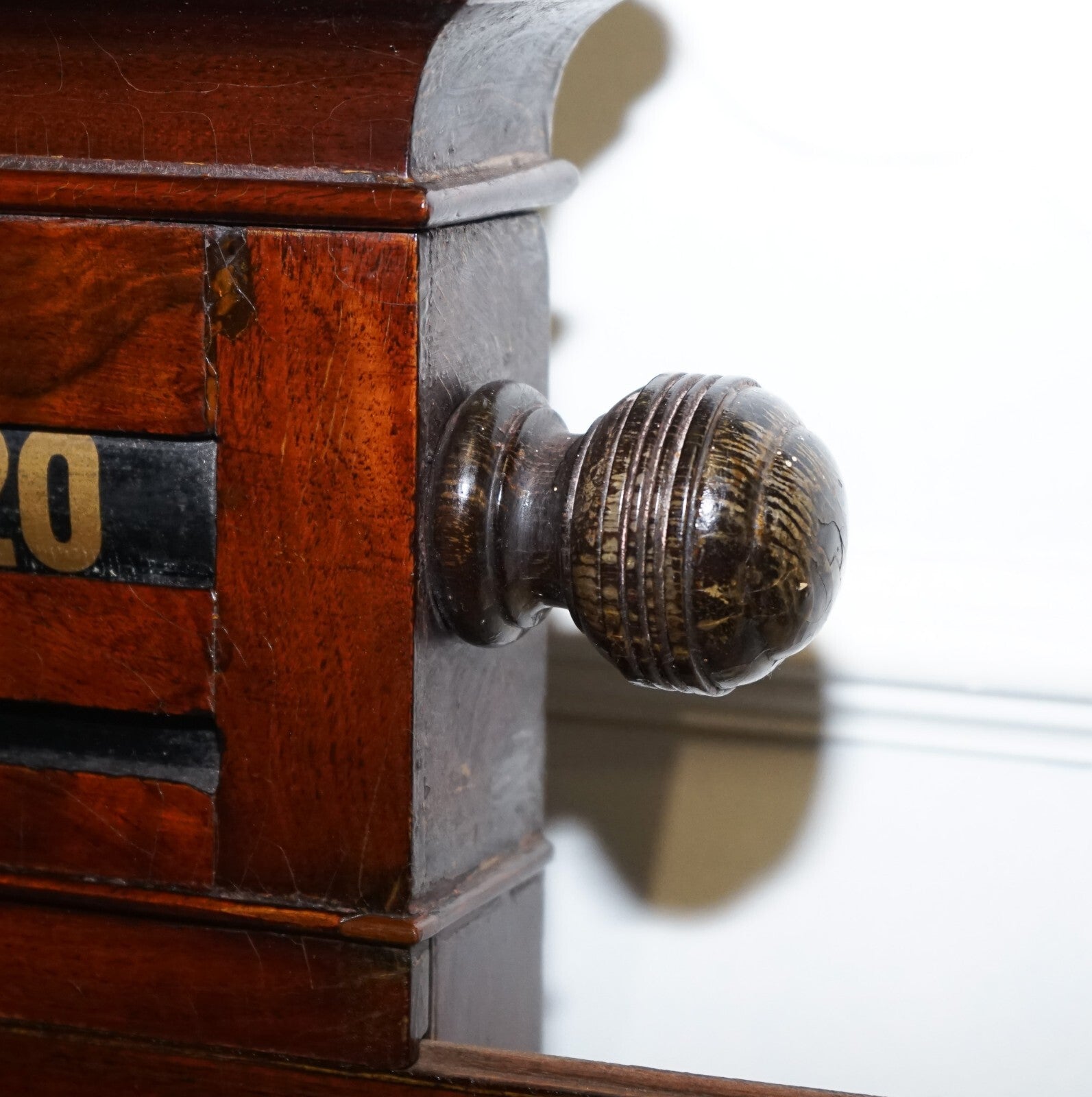 ANTIQUE OAK RESTORED J. ASHCROFT & CO LIVERPOOL SNOOKER BILLIARD SCORE BOARD