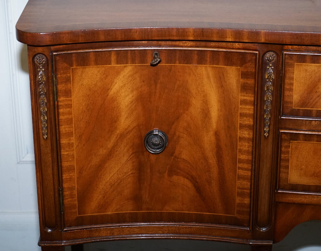 VINTAGE EDWARDIAN STYLE HARDWOOD SIDEBOARD MADE BY JAYCEE FURNITURE