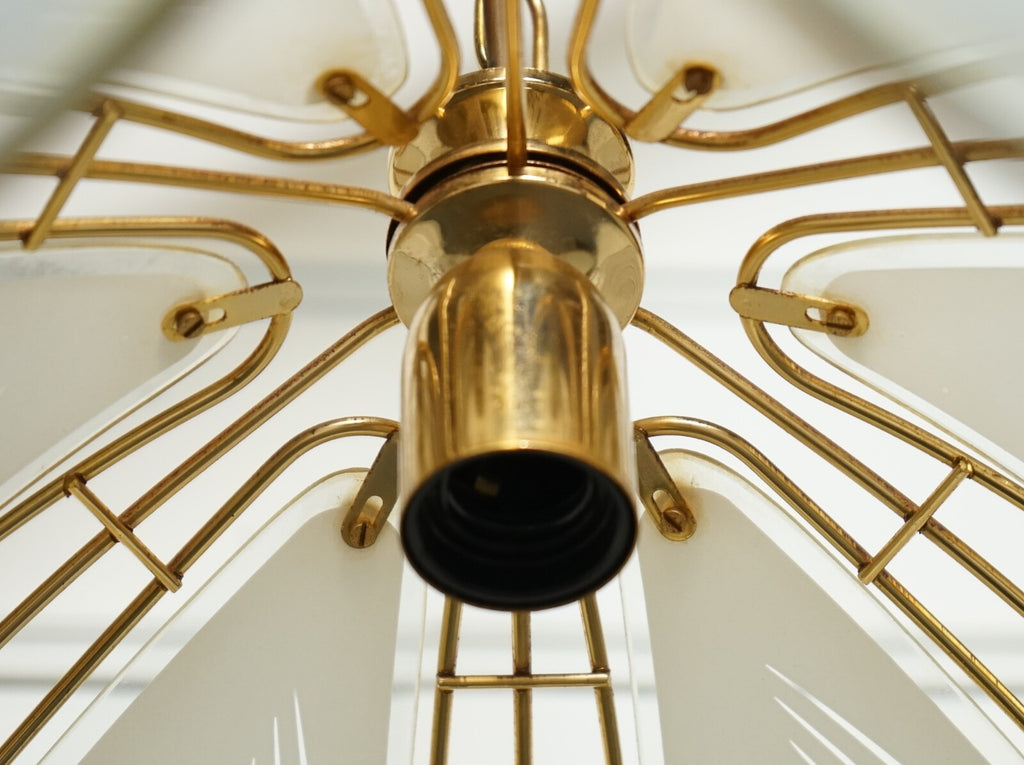 LOVELY ITALIAN ART DECO STYLE CHANDELIER LAMP