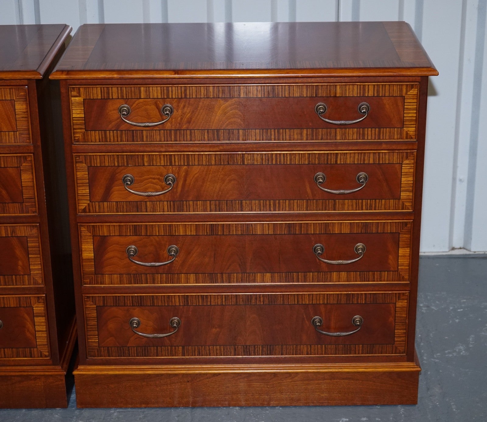 PAIR OF LARGE EDWARDIAN STYLE CHEST OF DRAWERS MADE BY PAUL SMITH BRIGHTON (1/3)