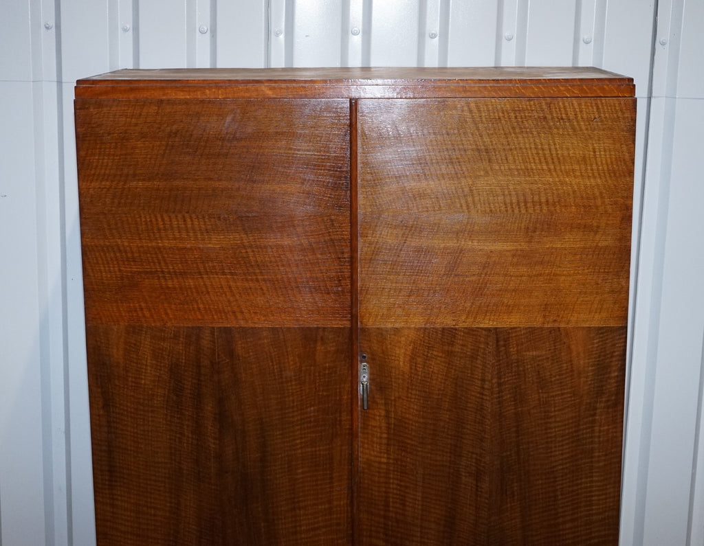 ANTIQUE 1930S ART DECO COMPACTOM REGENT STREET LONDON GENTLEMANS ''YN'' WARDROBE