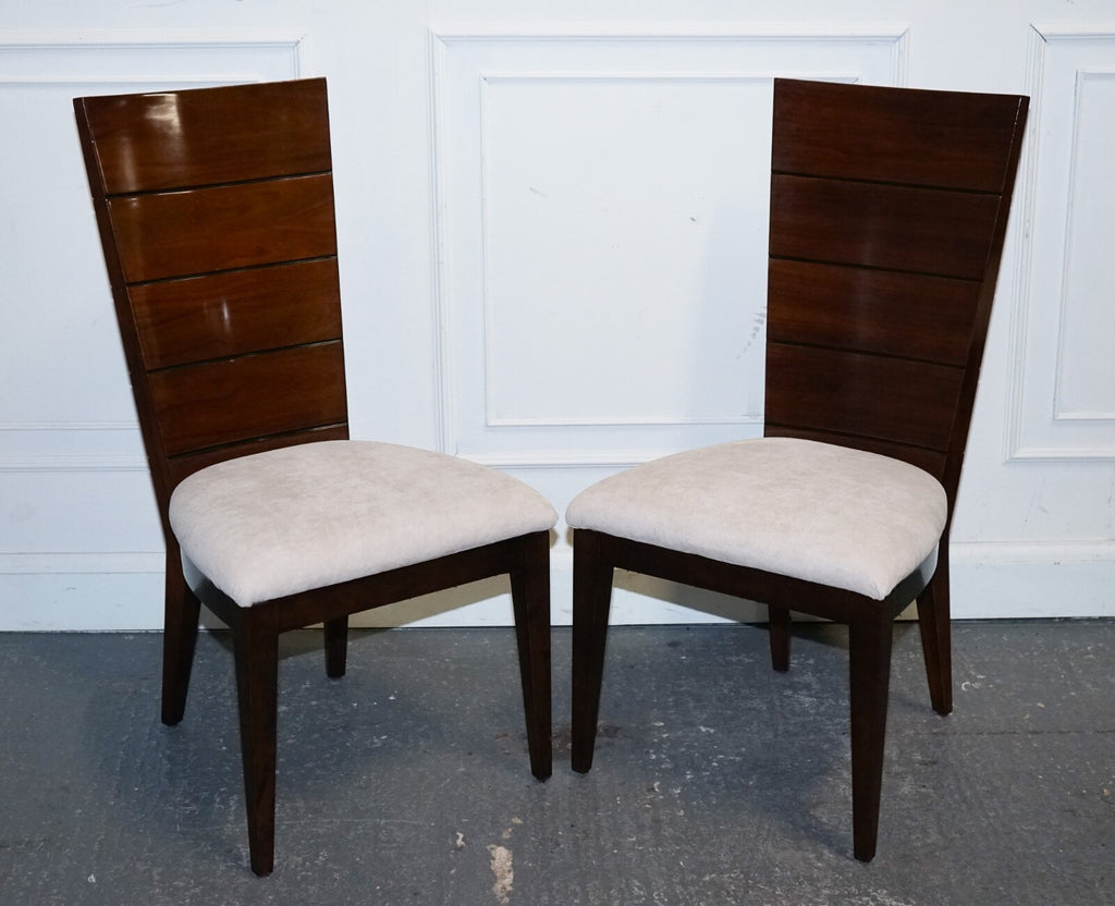 SET OF  10 DINING ART DECO STYLE CHAIRS BY GIORGIO COLLECTION ITALIAN DESIGNER