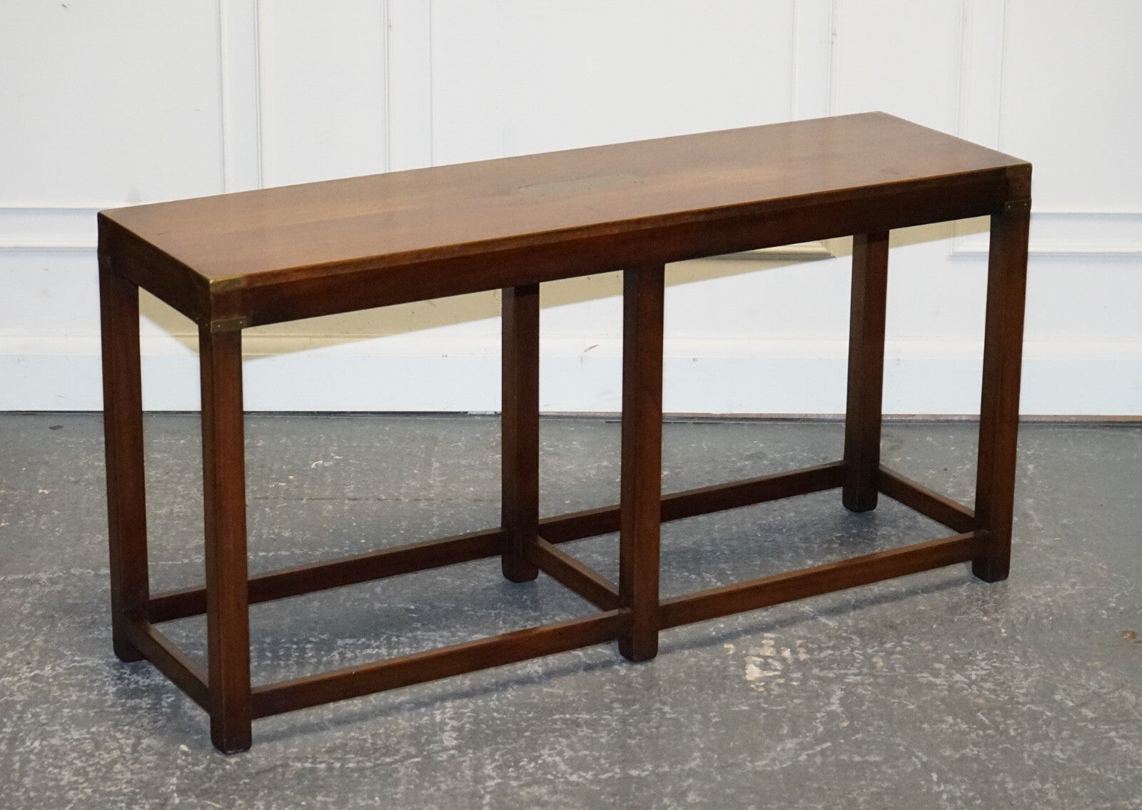 R.E.H KENNEDY FOR HARRODS LONDON CAMPAIGN SERVING TABLE CONSOLE TABLE SIDEBOARD