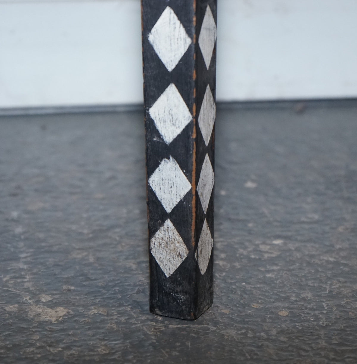 ENGLISH GEORGIAN HAND PAINTED PAIR OF DEMI LUNE SIDE CONSOLE TABLE MARBLE EFFECT