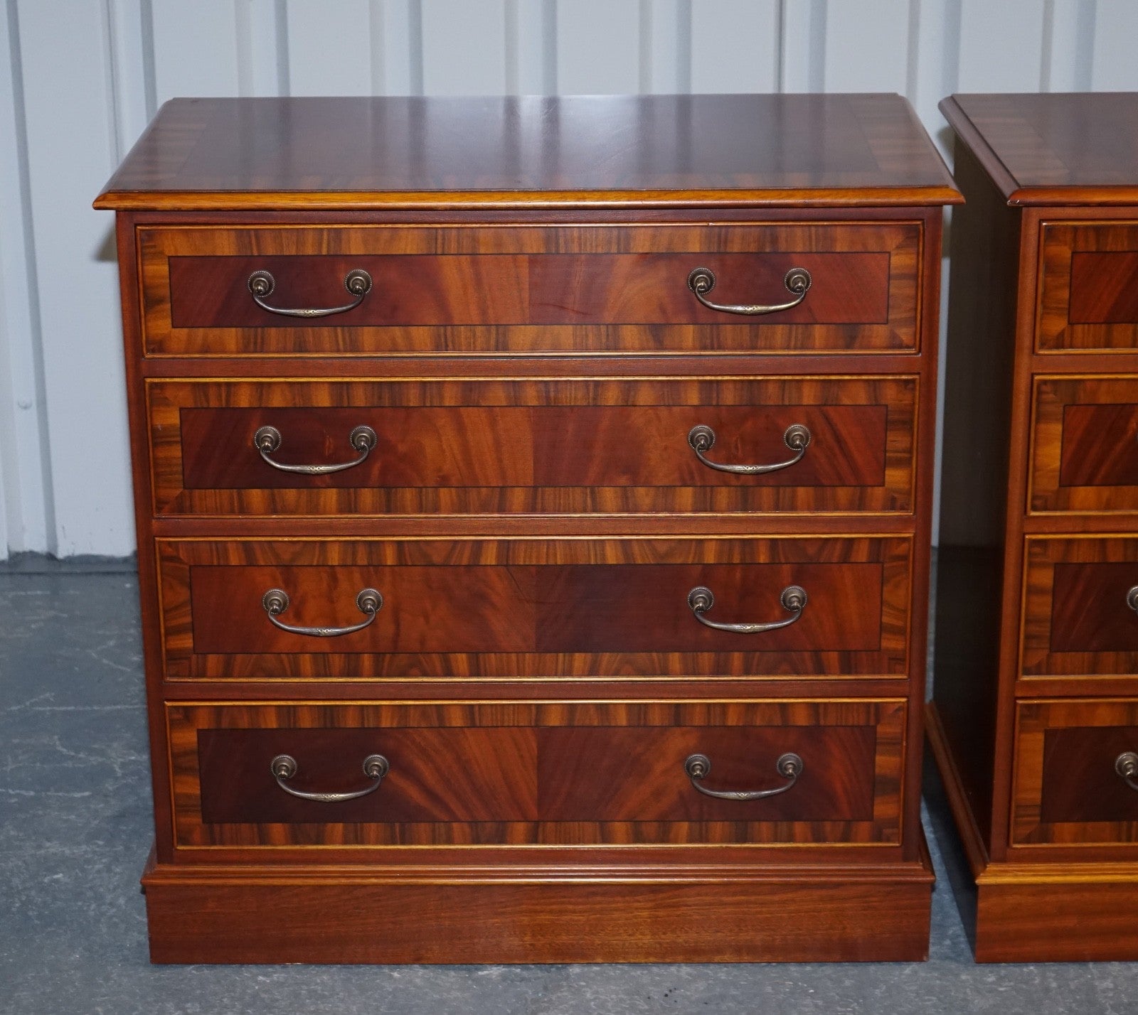 PAIR OF LARGE EDWARDIAN STYLE CHEST OF DRAWERS MADE BY PAUL SMITH BRIGHTON (3/3)