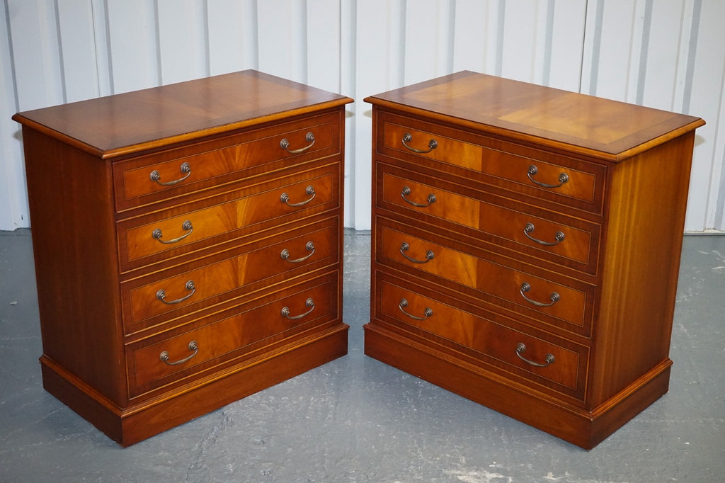 PAIR OF LARGE EDWARDIAN STYLE CHEST OF DRAWERS MADE BY PAUL SMITH BRIGHTON (2/3)