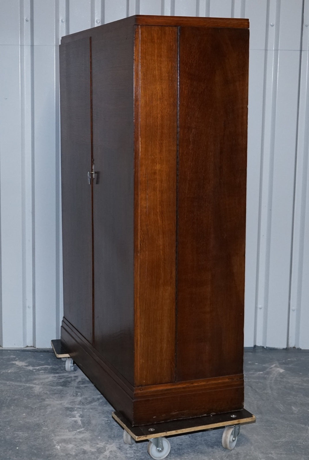 ANTIQUE 1930S ART DECO COMPACTOM REGENT STREET LONDON GENTLEMANS ''YN'' WARDROBE