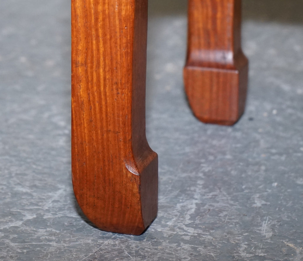 VINTAGE ORIENTAL CHINESE TEAK SIDE TABLE PLANT STAND MADE IN HONG KONG