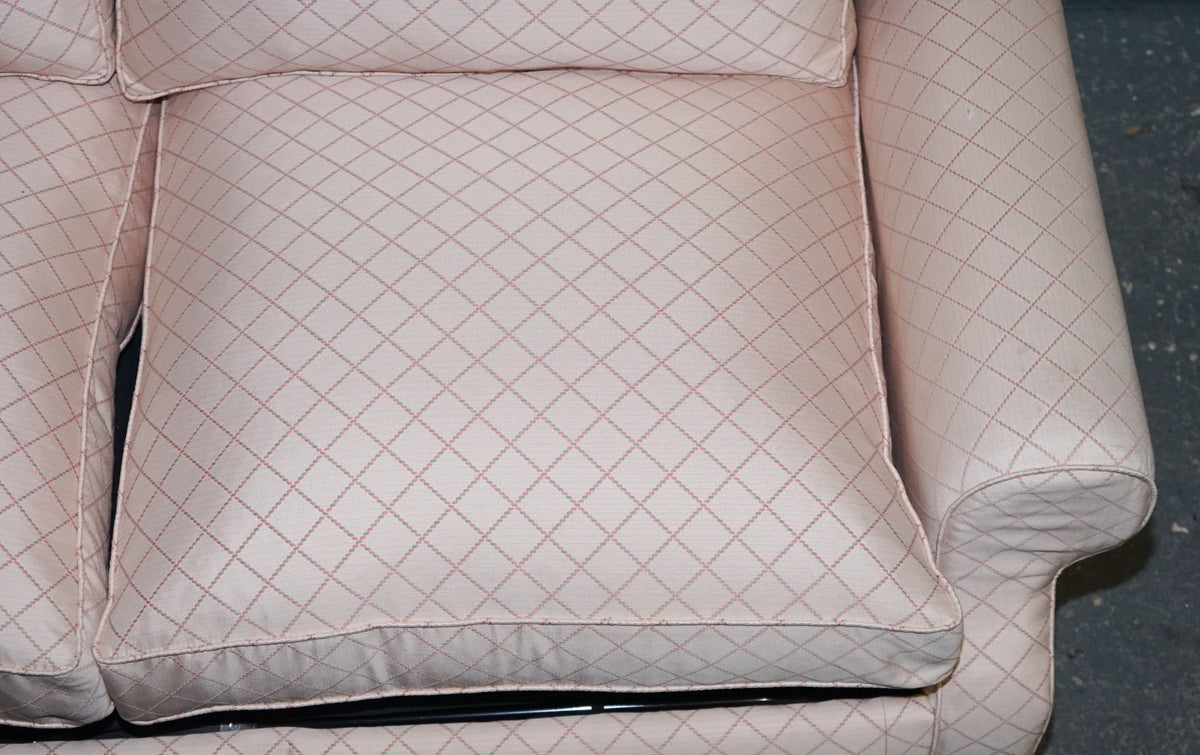 TRADITIONAL ENGLISH COUNTRY HOUSE TWO SEATER SOFA BED FEATHER FILLED CUSHIONS
